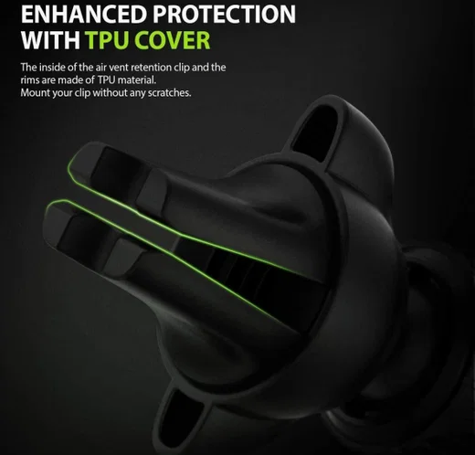 Ringke Power Clip Wing Ventilatie Telefoonhouder Car Mount Zwart afbeelding 10