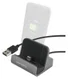4smarts VoltDock USB-C Houder met Oplader Grijs afbeelding 1