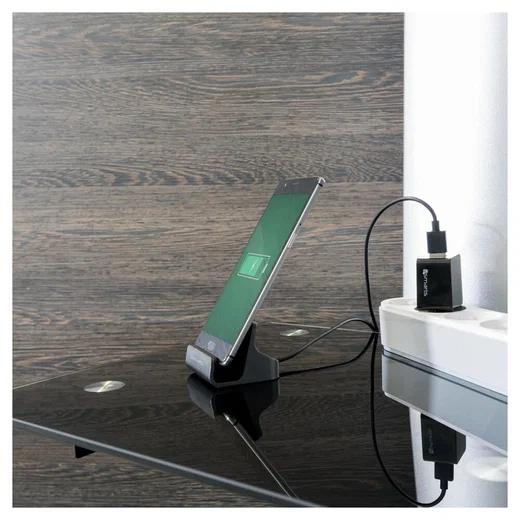 4smarts VoltDock USB-C Houder met Oplader Grijs afbeelding 6