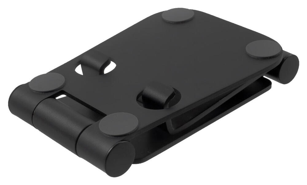 Universele Verstelbare Aluminium Houder Smartphone en Tablet Zwart afbeelding 9