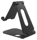 Universele Verstelbare Aluminium Houder Smartphone en Tablet Zwart afbeelding 8