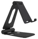 Universele Verstelbare Aluminium Houder Smartphone en Tablet Zwart afbeelding 3