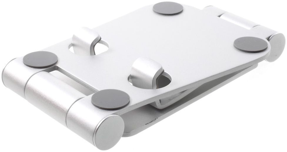 Universele Verstelbare Aluminium Houder Smartphone en Tablet Zilver afbeelding 7