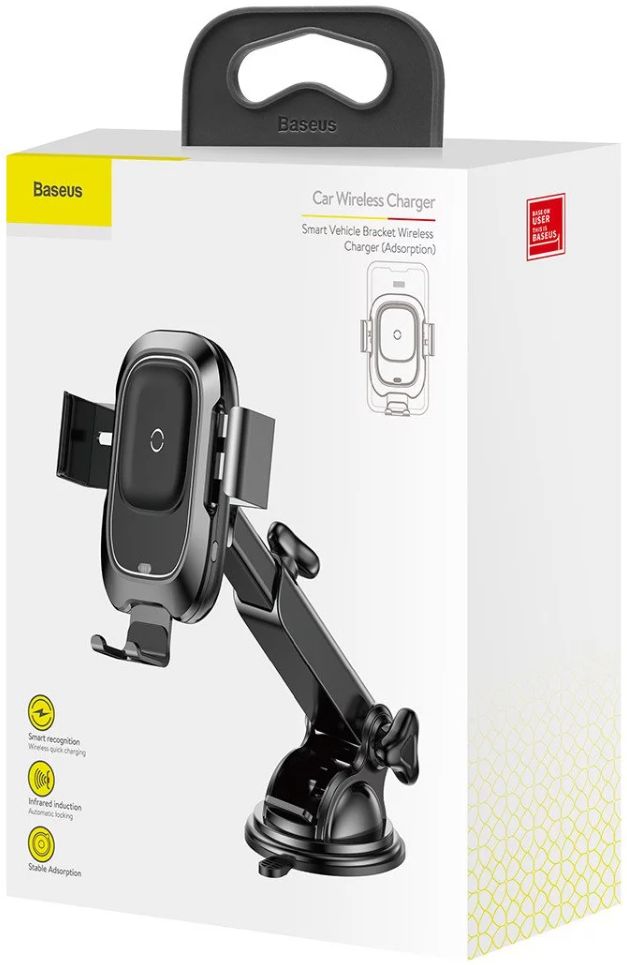Baseus Automatisch Klemmende Auto Houder Met QI Draadloos Opladen afbeelding 20