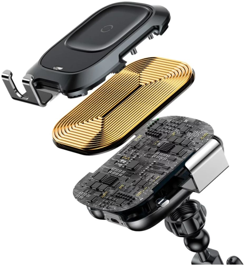 Baseus Automatisch Klemmende Auto Houder Met QI Draadloos Opladen afbeelding 10