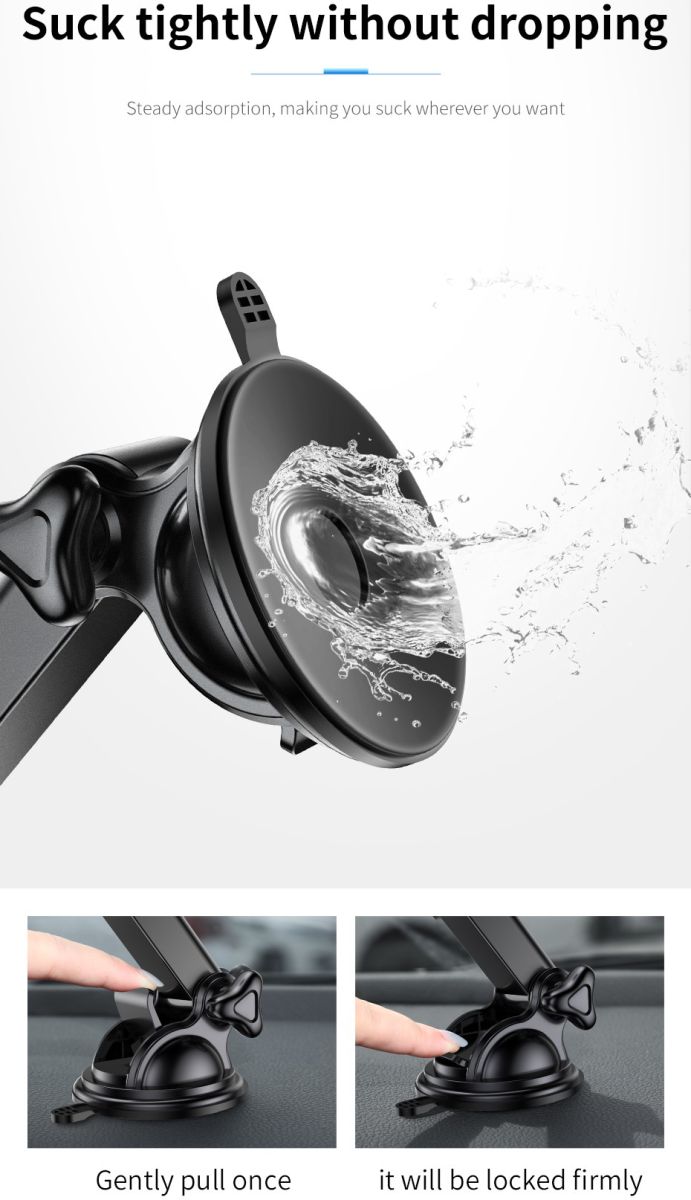Baseus Automatisch Klemmende Auto Houder Met QI Draadloos Opladen afbeelding 19