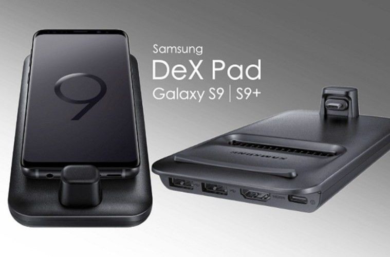 Originele Samsung DeX Pad Telefoonhouder met Oplader Zwart afbeelding 1