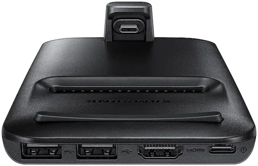 Originele Samsung DeX Pad Telefoonhouder met Oplader Zwart afbeelding 4