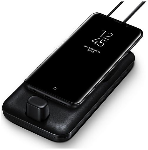 Originele Samsung DeX Pad Telefoonhouder met Oplader Zwart afbeelding 2