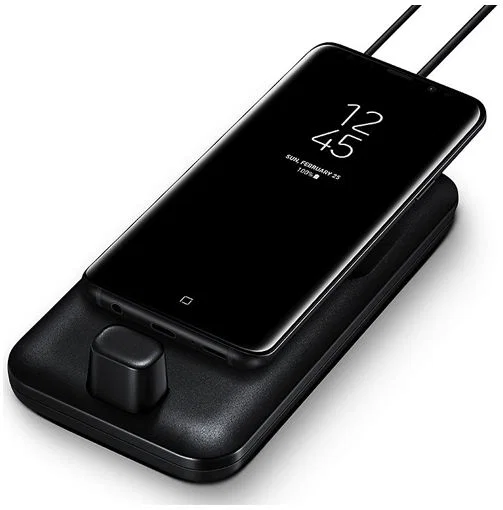 Originele Samsung DeX Pad Telefoonhouder met Oplader Zwart afbeelding 2