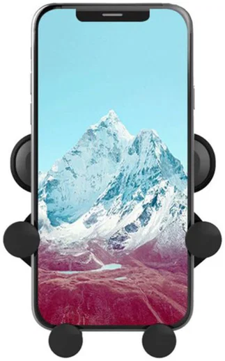 This Is One Gravity Compacte Ventilatierooster Telefoonhouder Zwart afbeelding 2