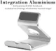 Universele Bureau Telefoon en Tablet Houder Zilver afbeelding 6