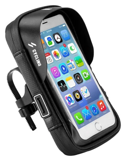 Universele Waterbestendige Fiets Telefoonhouder Voor Smartphone 6 Inch afbeelding 1