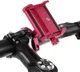 Universele Aluminium Smartphonehouder voor Fietsen Rood afbeelding 2