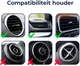 Hoco Ventilatieroosterhouder Smartphone Zwart afbeelding 4
