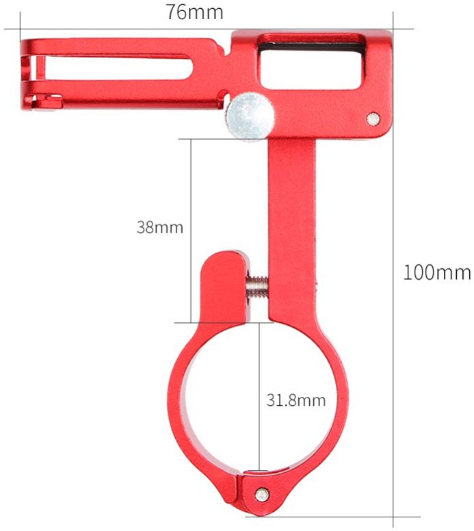 GUB P10 Universele Verstelbare Telefoon Fietshouder Smartphone Rood afbeelding 6