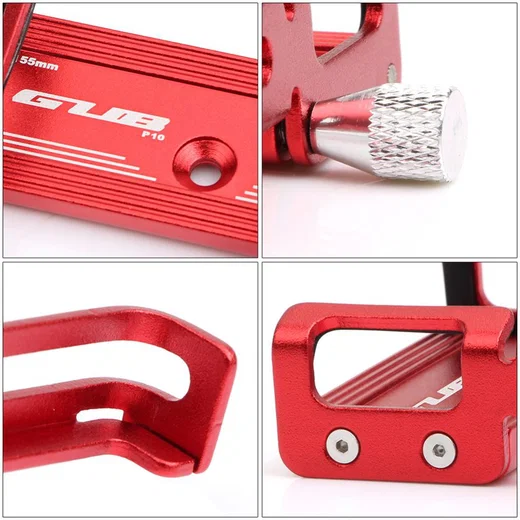 GUB P10 Universele Verstelbare Telefoon Fietshouder Smartphone Rood afbeelding 7