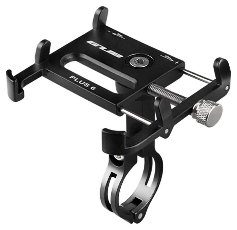 GUB Plus 6 Universele Aluminium Telefoonhouder voor Fietsen Zwart afbeelding 1