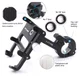 GUB Plus 6 Universele Aluminium Telefoonhouder voor Fietsen Zwart afbeelding 6