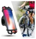 Universele en Schokbestendige Telefoonhouder Fiets/Mountainbike Zwart afbeelding 1