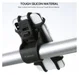 Universele en Schokbestendige Telefoonhouder Fiets/Mountainbike Zwart afbeelding 4