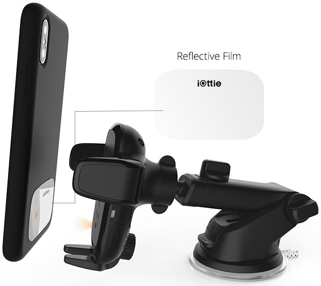 iOttie Auto Sense Telefoonhouder Auto Dashboard/Raam met Draadloos Laden 10W afbeelding 8