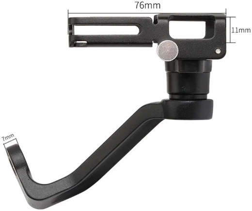 GUB P20 Verstelbare Aluminium Telefoonhouder Motor of Scooter Zwart afbeelding 8