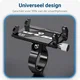 GUB G81 Universele Verstelbare Aluminium Telefoonhouder Fiets Zwart afbeelding 6