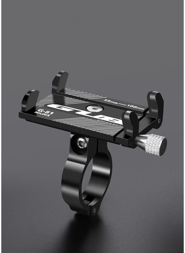 GUB G81 Universele Verstelbare Aluminium Telefoonhouder Fiets Zwart afbeelding 8
