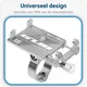 GUB G81 Universele Verstelbare Aluminium Telefoonhouder Fiets Grijs afbeelding 2