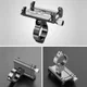 GUB G81 Universele Verstelbare Aluminium Telefoonhouder Fiets Grijs afbeelding 8