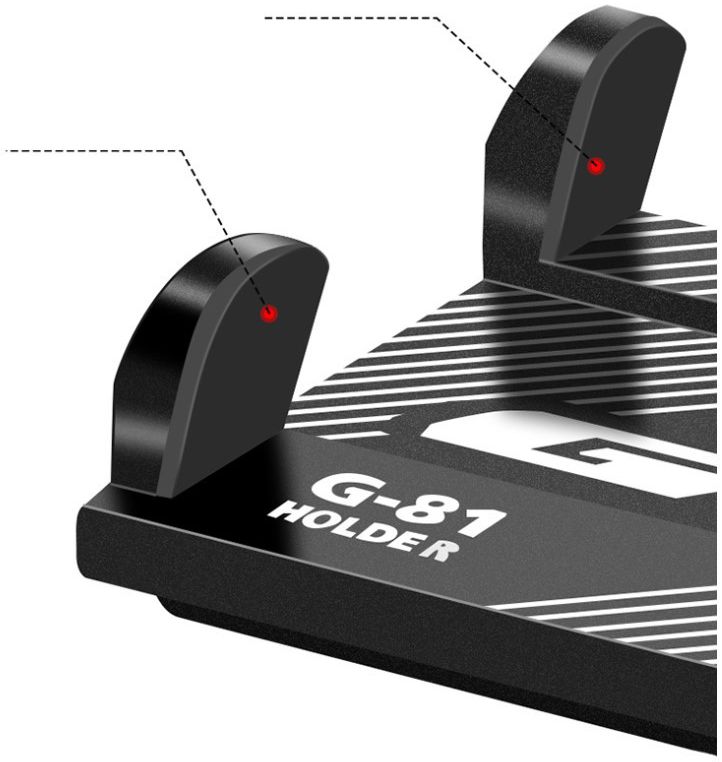 GUB G81 Universele Verstelbare Aluminium Telefoonhouder Fiets Grijs afbeelding 14