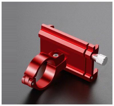 GUB G81 Universele Verstelbare Aluminium Telefoonhouder Fiets Rood afbeelding 5