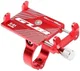 GUB G81 Universele Verstelbare Aluminium Telefoonhouder Fiets Rood afbeelding 1