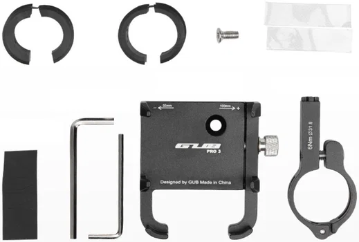 GUB Pro 3 Universele Fiets/Motor Telefoonhouder voor Smartphones Grijs afbeelding 11