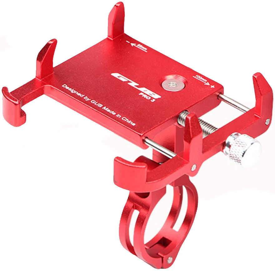 GUB Pro 3 Universele Fiets/Motor Telefoonhouder voor Smartphones Rood afbeelding 1