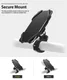 Ringke Spider Grip Universele Telefoonhouder Fiets / Mountainbike / E-Bike Zwart afbeelding 6