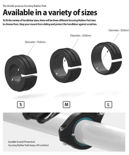 Ringke Spider Grip Universele Telefoonhouder Fiets / Mountainbike / E-Bike Zwart afbeelding 10