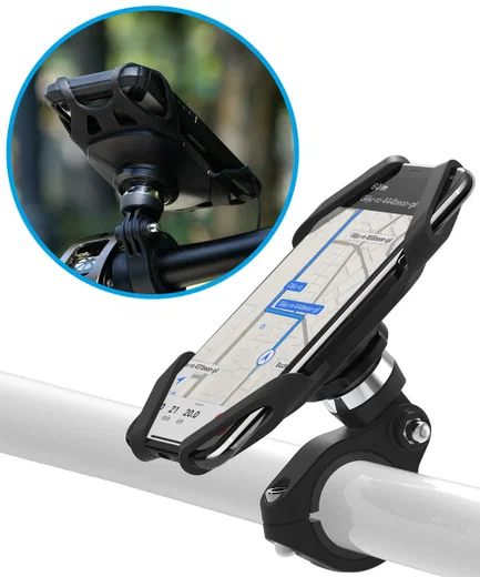 Ringke Spider Grip Universele Telefoonhouder Fiets / Mountainbike / E-Bike Zwart afbeelding 15