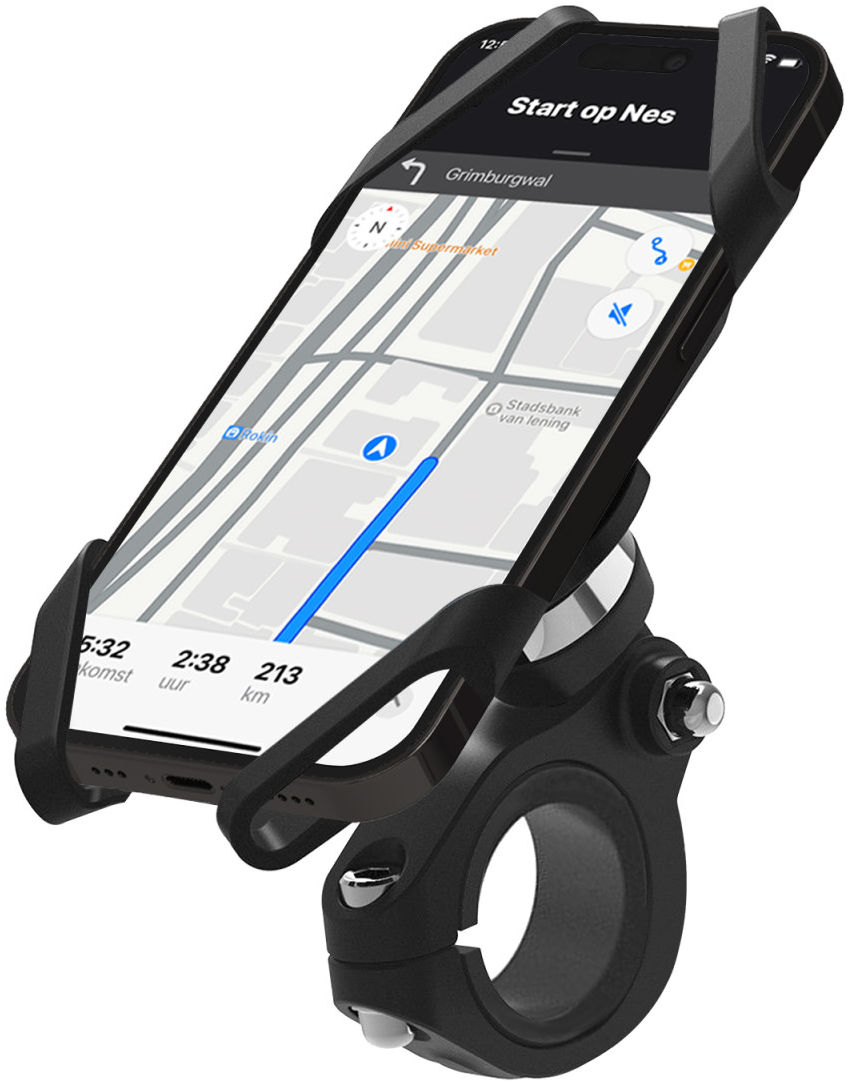Ringke Spider Grip Universele Telefoonhouder Fiets / Mountainbike / E-Bike Zwart afbeelding 1