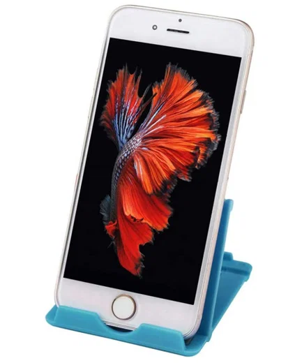 Universele Verstelbare Telefoon en Tablet Bureau Houder Blauw afbeelding 1