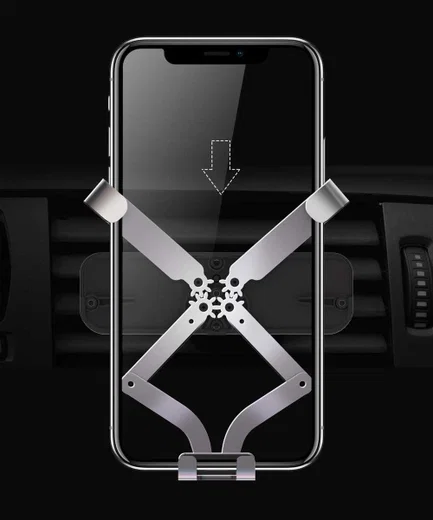 This Is One Pro Gravity Ventilatierooster Telefoonhouder Grijs afbeelding 5