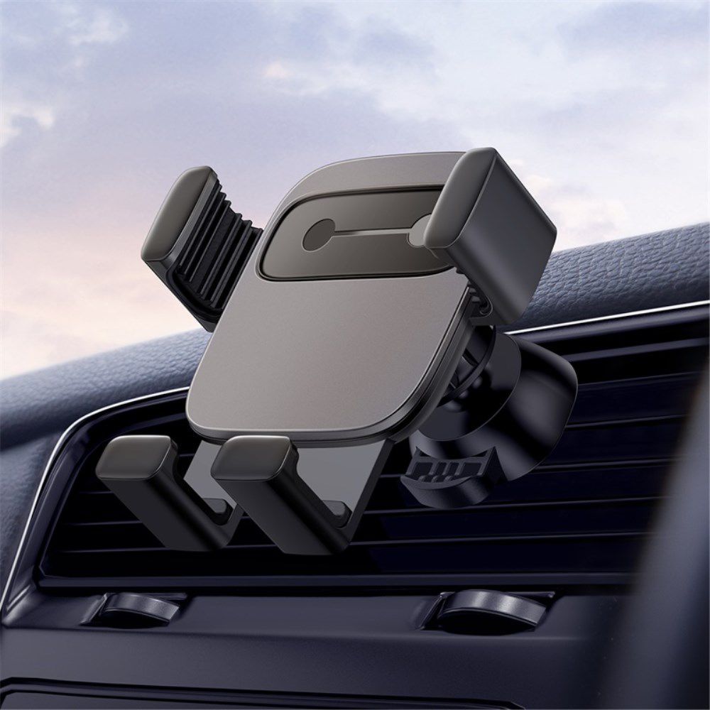 Baseus Cube Gravity Universele Ventilatierooster Auto Houder Zwart afbeelding 1