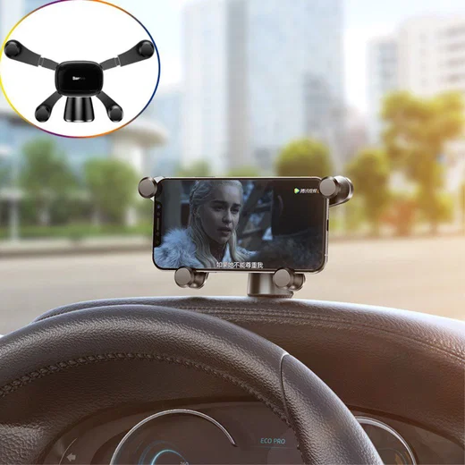 Baseus Gravity Horizontale Dashboard Auto Houder Zwart afbeelding 1