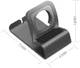 Universele Aluminium Apple Watch Series Dock Stand Bureau Houder Grijs afbeelding 7