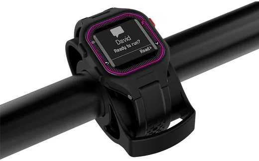 Universele Siliconen Stuur Fietshouder voor Smartwatches Zwart afbeelding 3