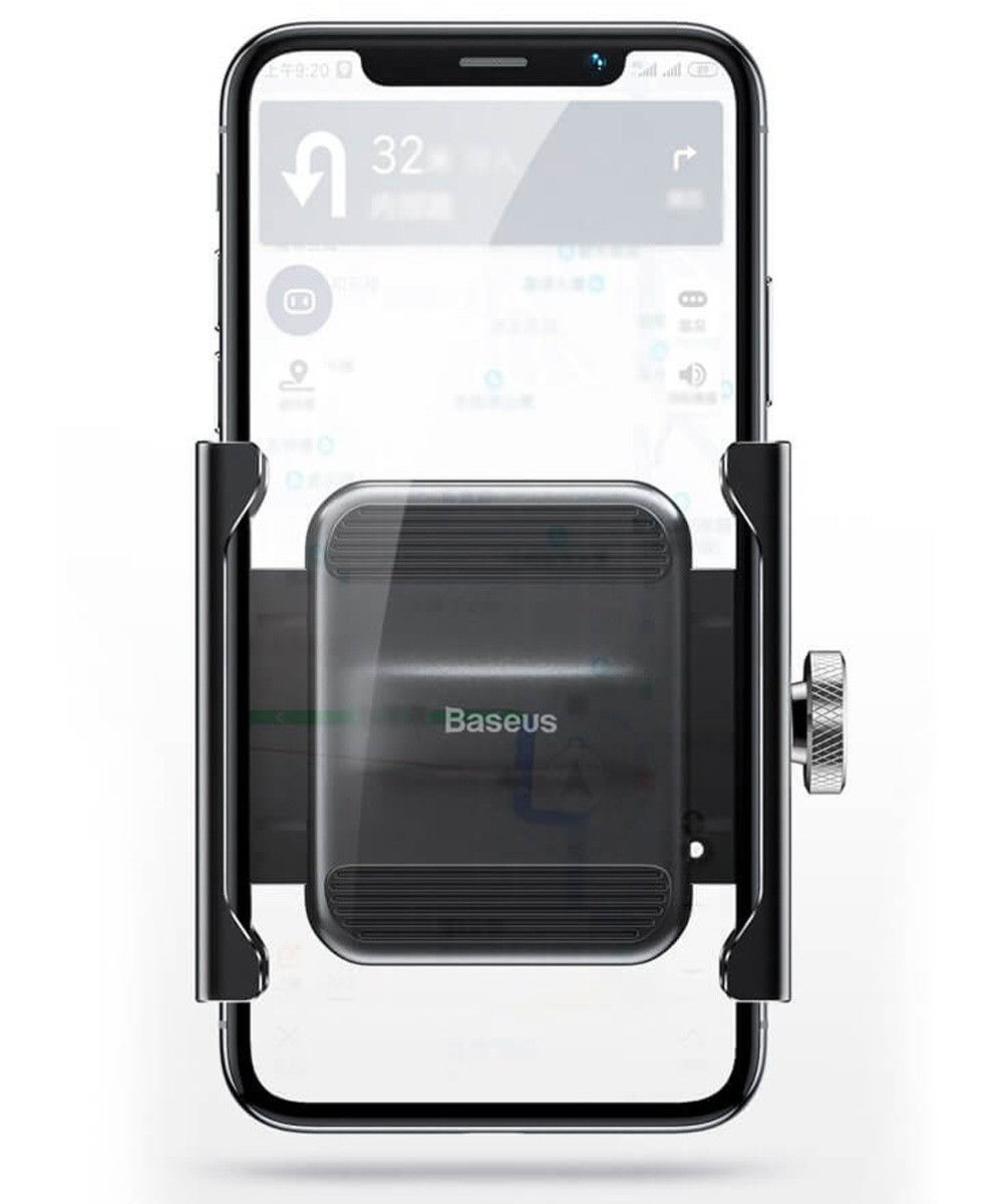 Baseus Knight Telefoonhouder Fiets/Motor/Scooter Stuur/Spiegel Zwart afbeelding 6