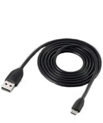 HTC DC M410 Micro USB kabel 1 meter zwart afbeelding 2