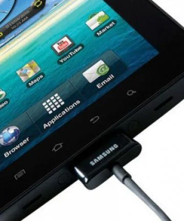 Samsung 30-pins kabel Galaxy Tab 1 meter zwart afbeelding 2