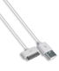 30-pins naar USB Kabel voor Apple iPhone 4 / 4s & iPad 4 / 3 / 2 2M Wit afbeelding 2